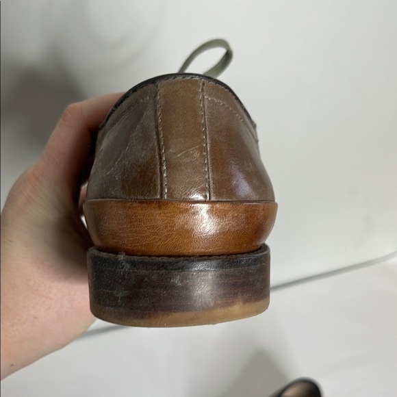 Men's Brown Leather Shoes - Picture 4 of 5